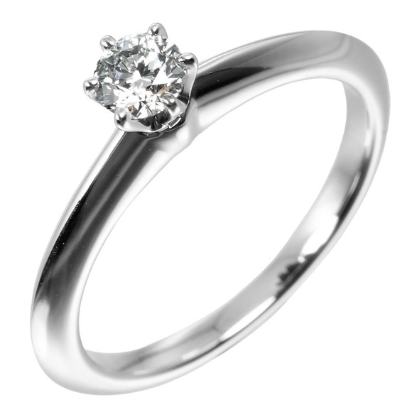 TIFFANY Silver Diamond Ring